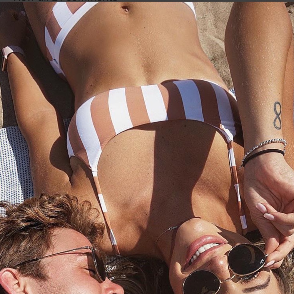 STRIPED SWIMSUIT